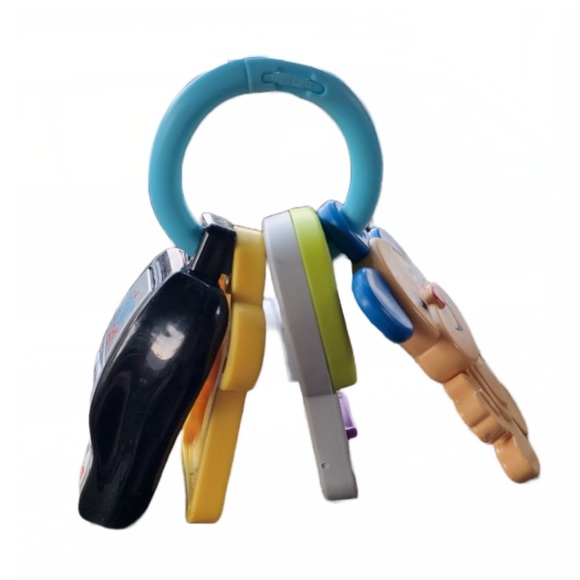 🔴 Fisher-Price Laugh & Learn Play & Go Keys Puppy Key Toy EUC - Picture 3 of 5